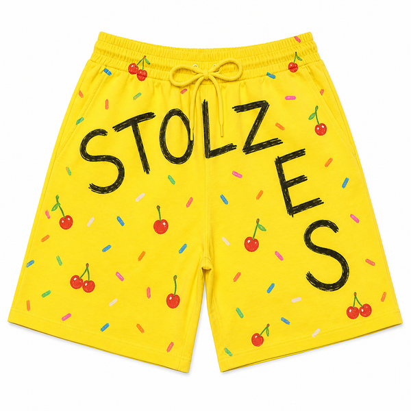 Sprinkle Shorts — Icing Yellow