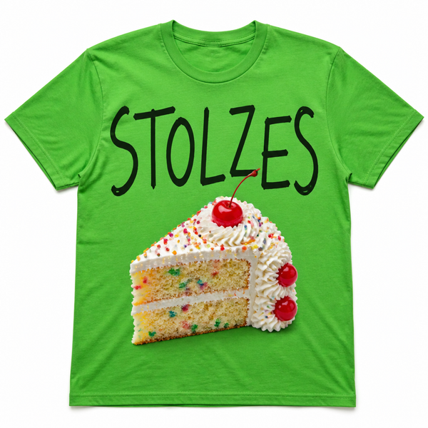 Cake Slice Tee — Marzipan Green